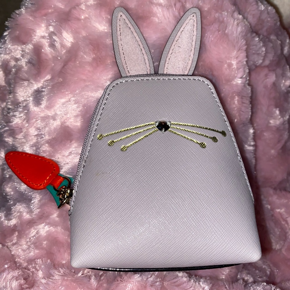 Kate spade rabbit coin purse